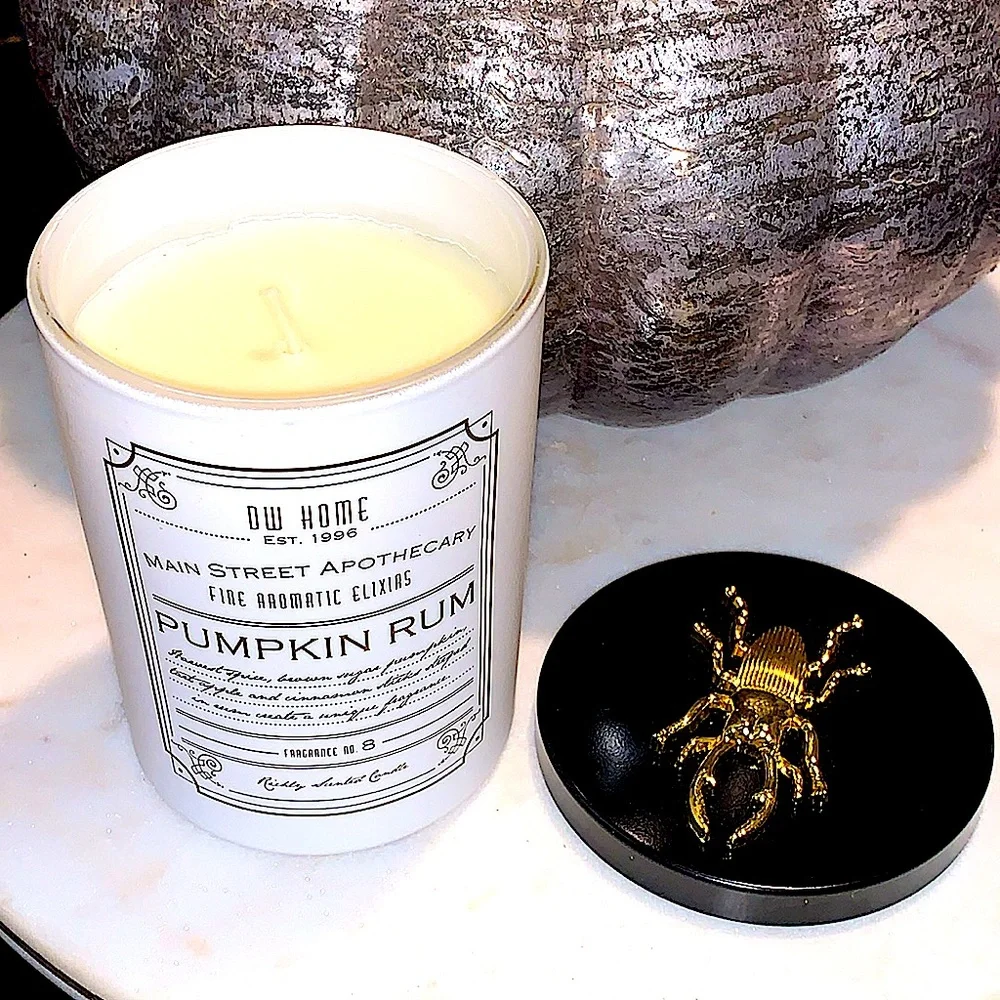 DW HOME CANDLE PUMPKIN RUM APOTHECARY 1 WICK 8.8 oz RICHLY SCENTED NEW - Picture 5 of 6
